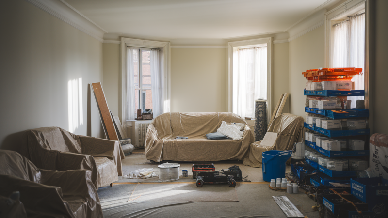 Comment préparer sa maison avant des travaux de rénovation ?
